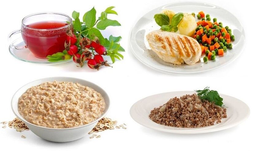 Диетични ястия за гастрит, включени в терапевтичната диета